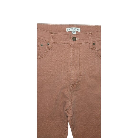 FRYE & CO. Womens Brown Denim Jeans Size 36x32 - Picture 2 of 5